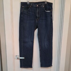 Levi's Dark Indigo Straight Jeans